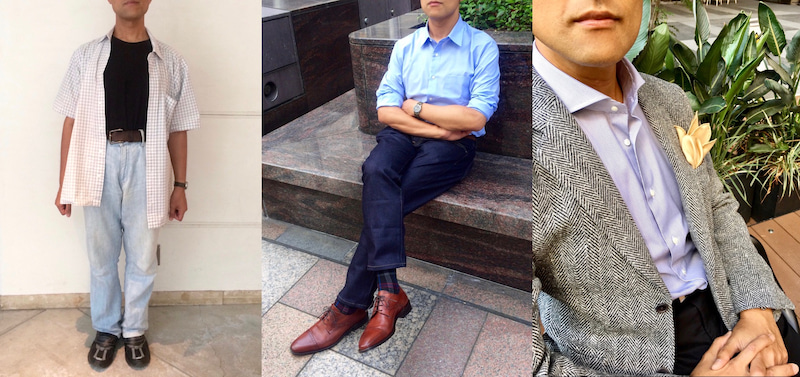 婚活男性の服装を整えたコーディネート例